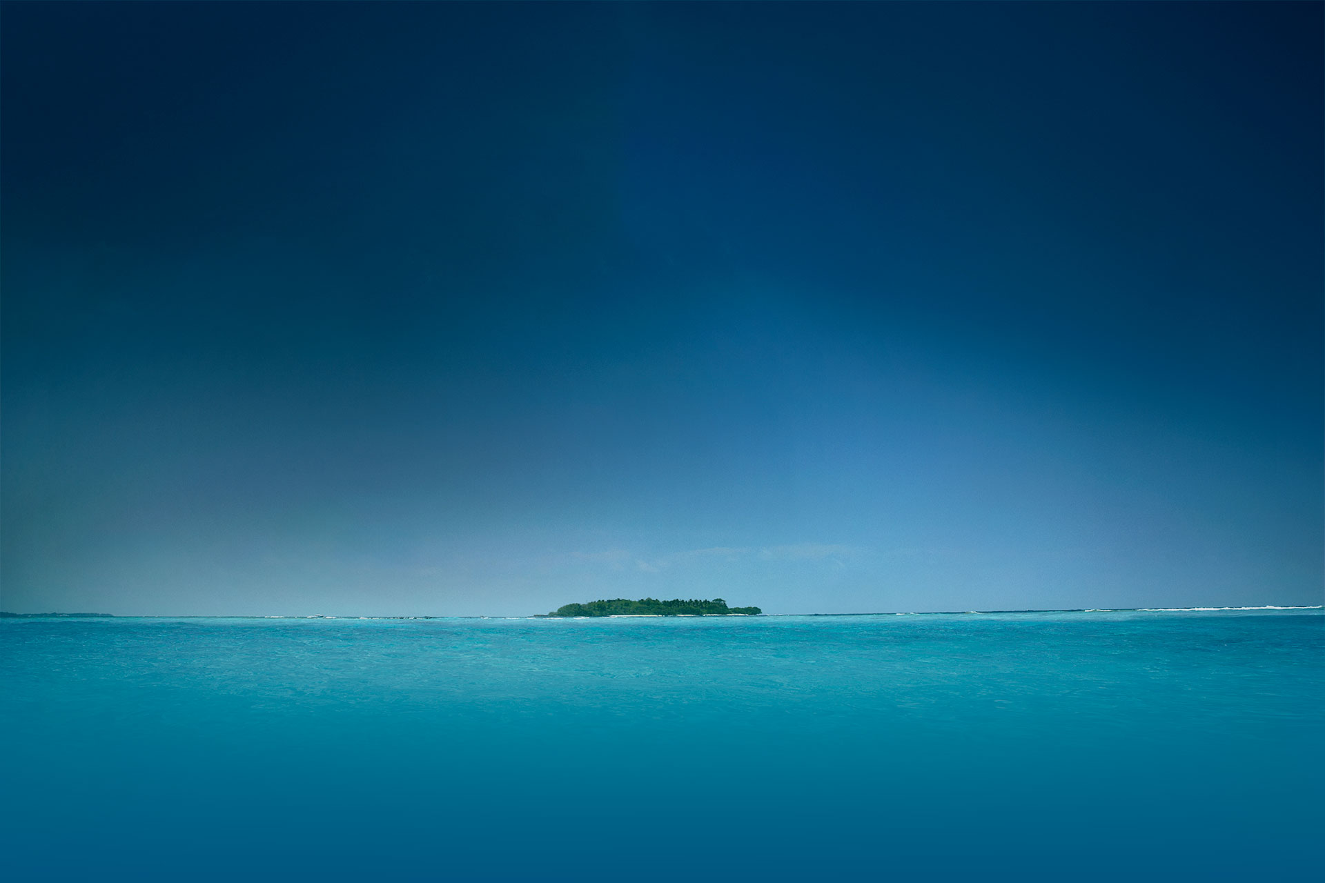 Aerial view of Versova Island coastline